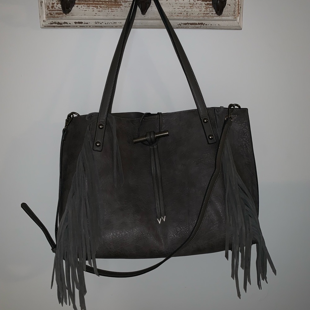 Fringe purse